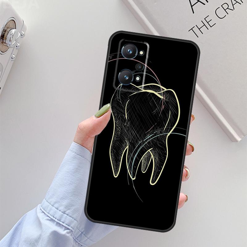 Зубной рисунок стоматолога Для OnePlus 10 9 Pro 9R Nord2 Чехол Для Realme GT Neo 2 3 Master 8i 9i 8 9 Pro Plus Чехол