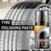 Пенный очиститель для автомобильных шин 3,38 унций, очиститель для автомобильных шин, восковое покрытие, полировочное средство для ухода за шинами, сильное обеззараживание