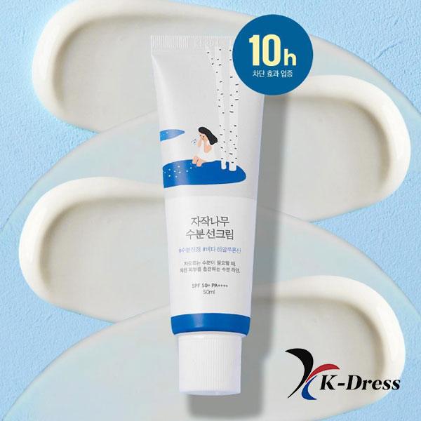 ROUND LAB Зелкова дерево Увлажняющий солнцезащитный крем 50мл