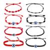 Blue Evil Eye Red Rope Adjustable Lucky Bracelet