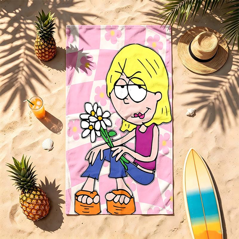 Lizzie McGuire (1) Theme Beach Towel Sand Resistant Soft And Comfortable Suitable For The Pool Camping Yoga And Diving A Travel