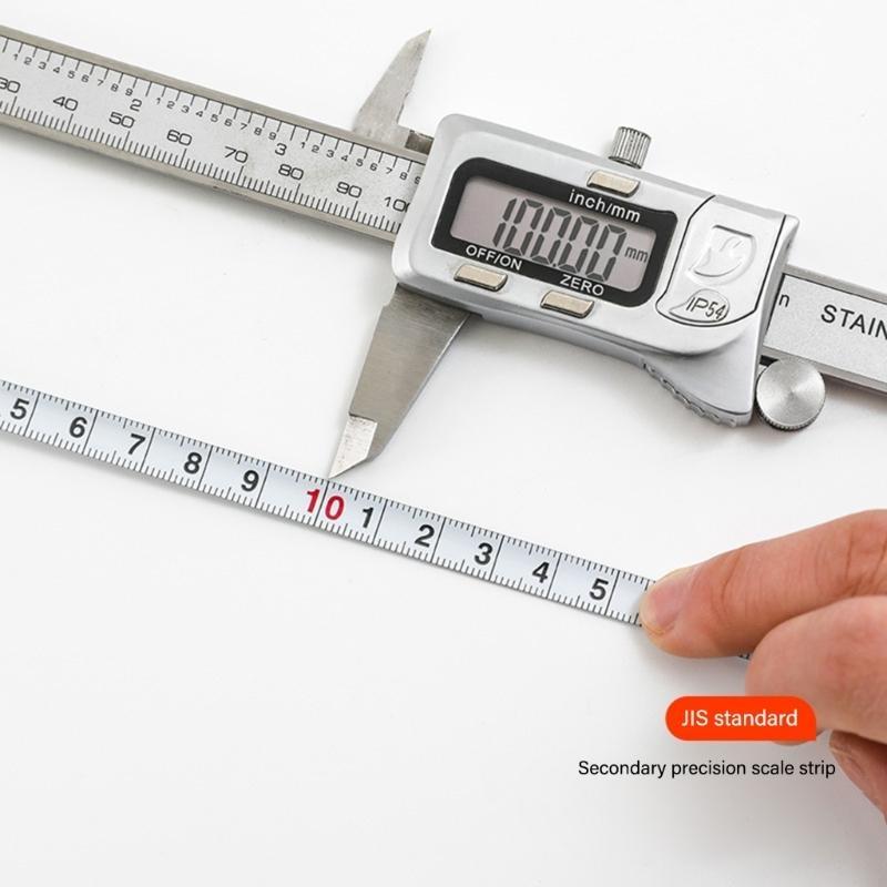   Metric Tape Measure Carbon Steel Retractable Ruler Woodworking Ruler Tool
