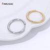 Позолоченные латунные круглые серьги-кольца 14K для женщин и девушек, модные серьги-кольца, подарки на свадьбу и вечеринку