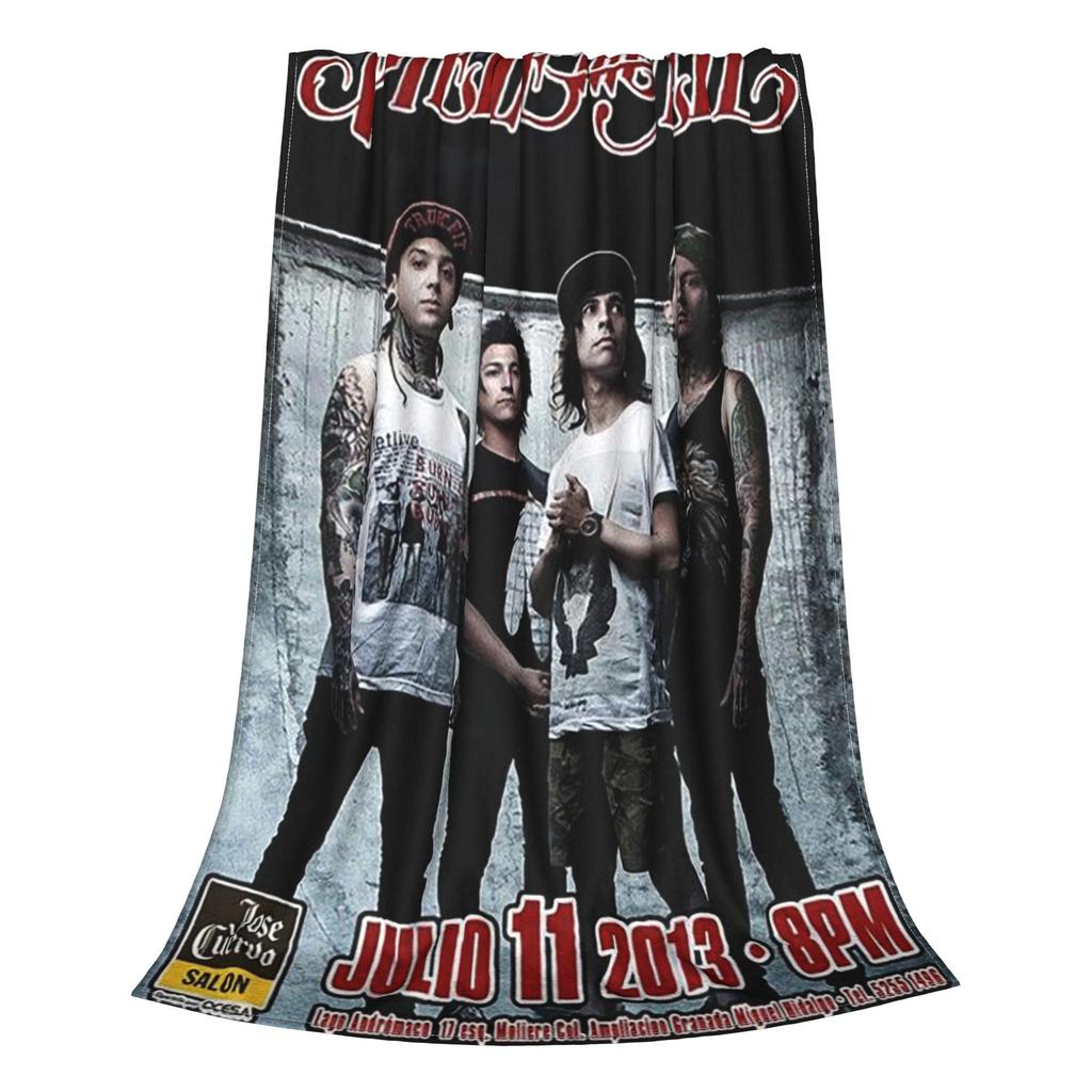 Группа Pierce The Veil PTV Панк-музыка Пледы Легкий флисовый плед для дивана Постельное белье Офисные пледы Покрывало Одеяло