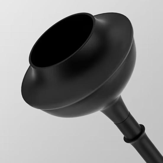 Toilet Plunger Heavy Duty Force Cup Toilet Bowl Plunger with Long Handle Bathroom Cleaning Accessories for Toilets Sinks Bathtubs Showers