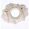Table Placemat Heat-Resistant Kitchen Placemat Stylish Coral Shape Dining Table Mat for Home Decoration