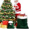 1PC Santa Claus Party Presents Sacks Graduation Large Bachelor Party Velvet Christmas Solid Thanksgiving 2 Sizes