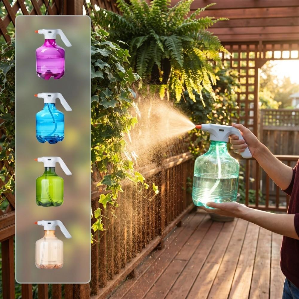 Rechargeable Electric Watering Canteen Adjustable Nozzle Plant Mister Gardening
