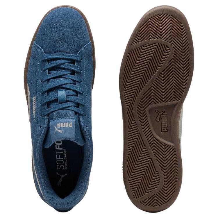 PUMA Smash Slip Resistant Low top Skateboard Shoes Unisex Blue 390984-28