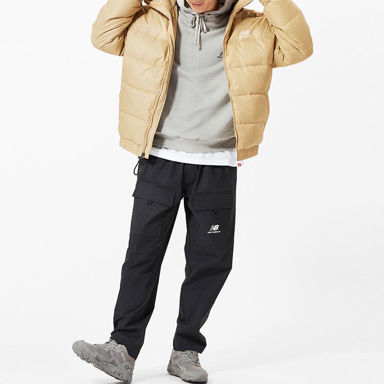 New Balance Повседневная мужская пуховая куртка в стиле lifestyle, бежевая, AMJ13336-HNA