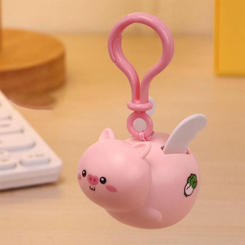 Творческий забавный тянущий шнурок летающая свинья капибара кукла брелок сумка подвеска амулеты автомобильный брелок декомпрессионные игрушки для детей подарок
