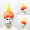 Trolls Cosplay Wig With Flame Style For Halloween Parties And Anime Costumes