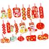18Pcs Chinese Style Small Hanging Pendants Snake Year Accessories 2025 Spring Festival Layout Supplies Potted Greenery