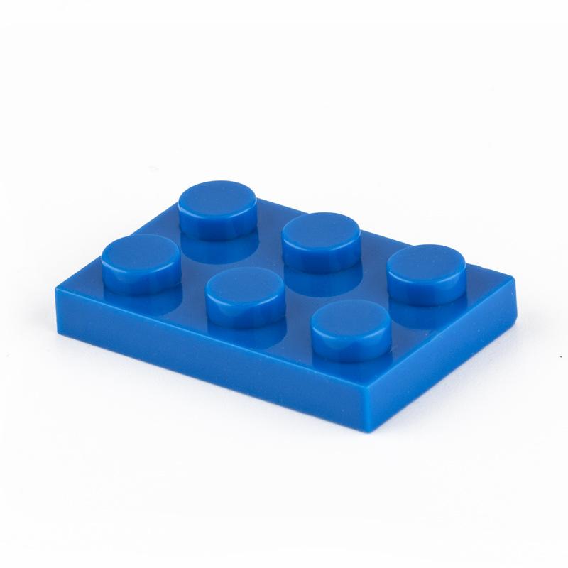 100 шт. Детали MOC 3021 Пластина 2x3 Совместимые Кирпичики DIY Сборка Строительные Блоки Частицы Детская Мозговая Игрушка Подарок