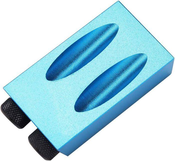 Drilling Guide - OKUMGGYJ - 15° Drilling Kit - 14 Pieces - Aluminum Alloy - Wood Tool