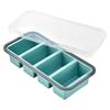 Food Freezer Tray -Large Ice Cube Freezer Molds - Soup, Sauce, Leftovers, Homemade Meal Prep Freezing Kitchen Storage Containers