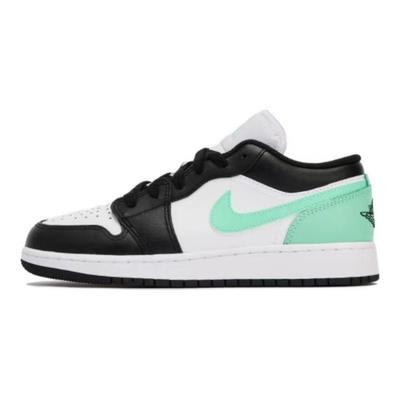 Air Jordan 1 Амортизация Нескользящая Износостойкая Низкие Винтажные Баскетбольные Кроссовки Женские Черно-Розовые 553560-131(Команда44-)