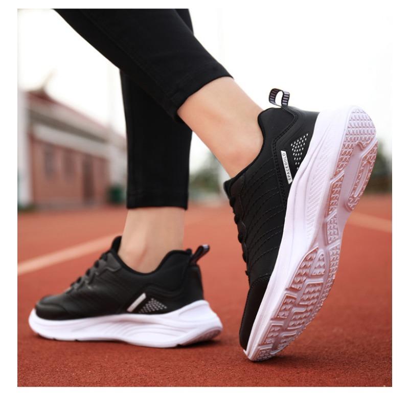 Новые осенние и зимние женские туфли из натуральной кожи для спорта и отдыха на открытом воздухе, спортивная обувь больших размеров, универсальные кроссовки для студентов