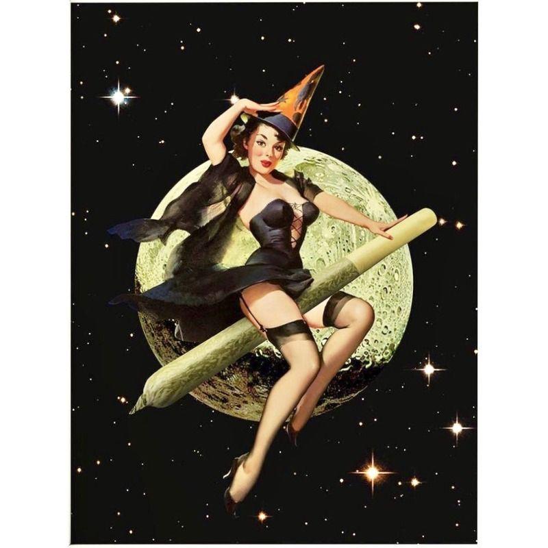 Винтажная Pin-Up Девушка Металлическая Настенная Вывеска Ретро Оловянная Табличка Декор Дома
