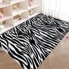 Zebra-stripe Floor Mat Bathroom Mat Kids Room Bedroom Decoration Balcony Anti-Slip Doormat Living Room Bedside Area Rugs