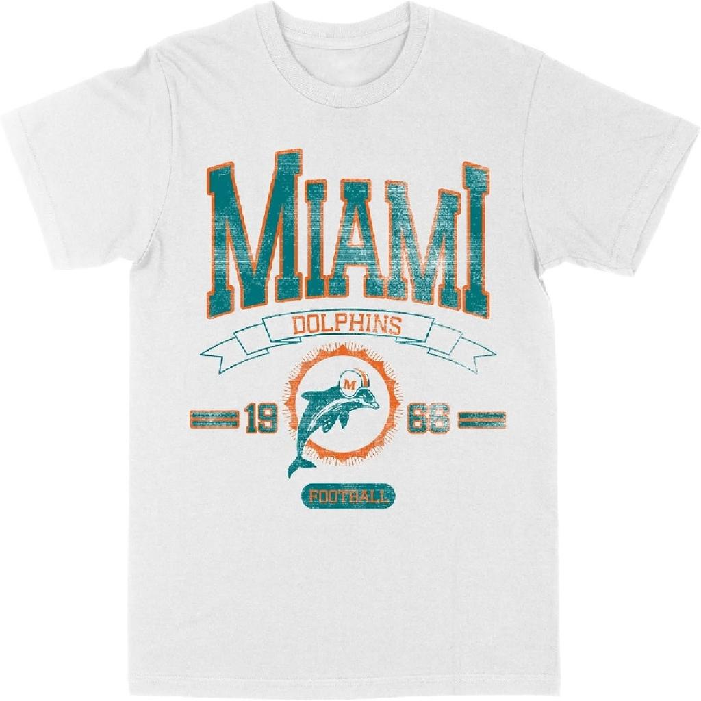 Футболка белая Philcos NFL Miami Dolphins Dolphin Banner
