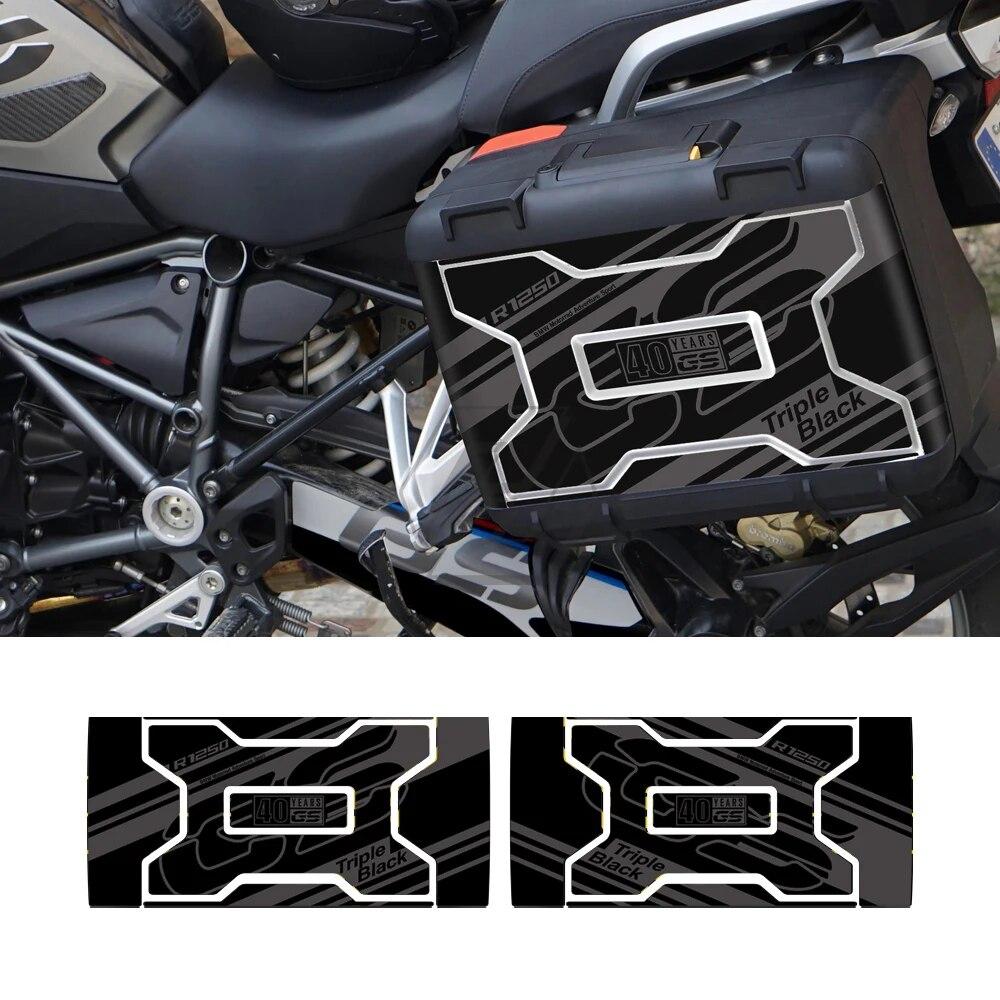 Чехол для BMW Vario 2004-2012 40 лет GS R1250GS тройные черные наклейки с графической наклейкой для мотоцикла