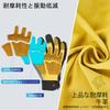 Genuine Cowhide Leather Work Gardening Mechanic 1 CA7724 [Vgo...] Gloves, Gloves, Non-Slip Gloves, Thorn-Resistant, Pair, (M, Gray)