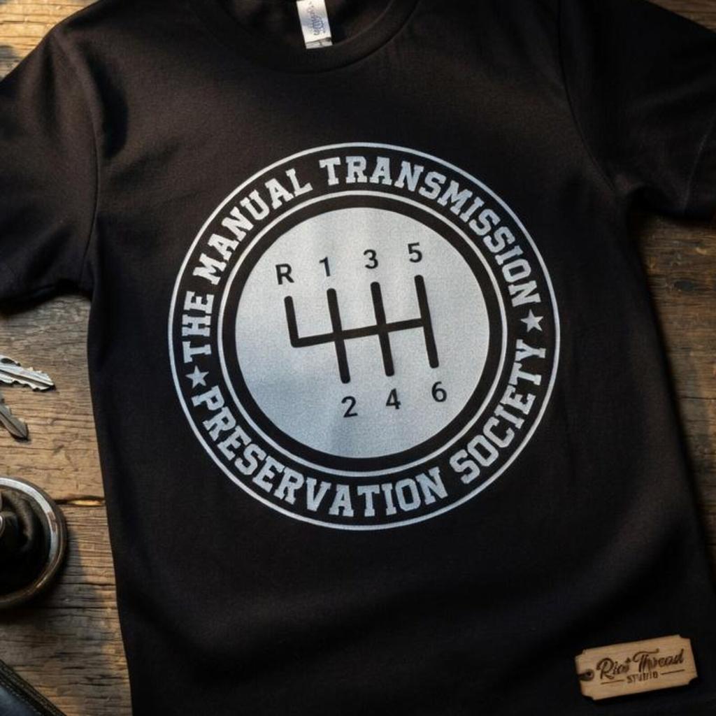 Manual Transmission Preservation Society T Shirt, Stick Shift Car Enthusiast Tee, Funny Mechanic Top, Automotive Gift, Driver Graphic Tshirt