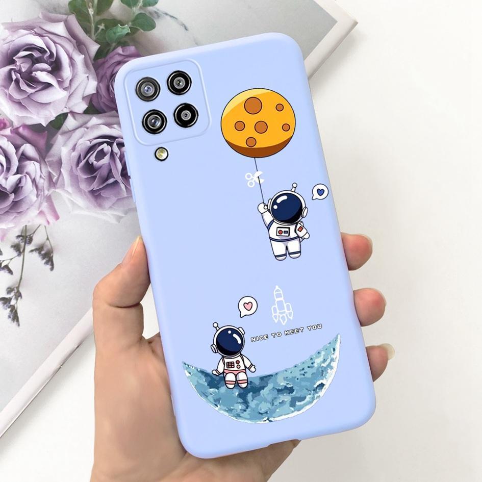Для Samsung Galaxy A22 5G Чехол SM-A226B Задняя крышка Милый Астронавт Силиконовый Мягкий Чехол Для Samsung A22 4G A22s SM-A225F A 22 Para