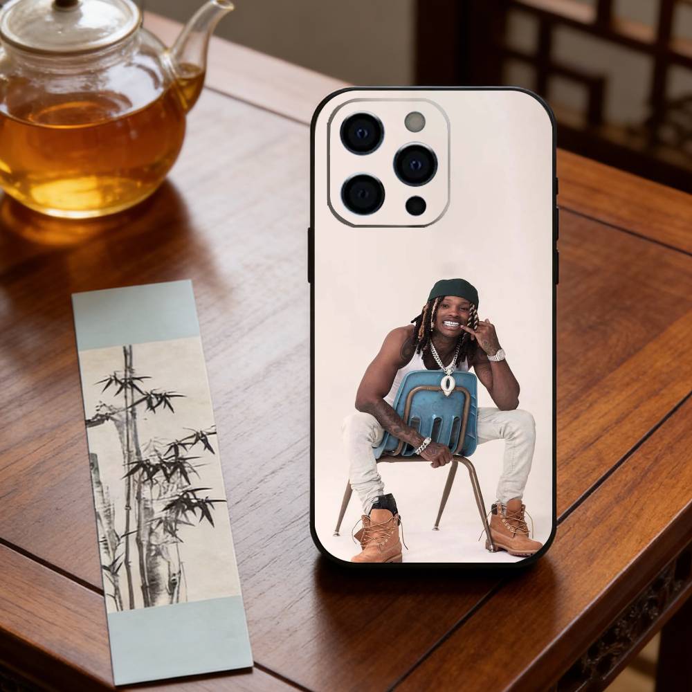 Raper K-King Von Phone Case For iPhone 17,16,15,14,13,12,11 Plus,Pro Max,XS,Soft Silicone Black Cover