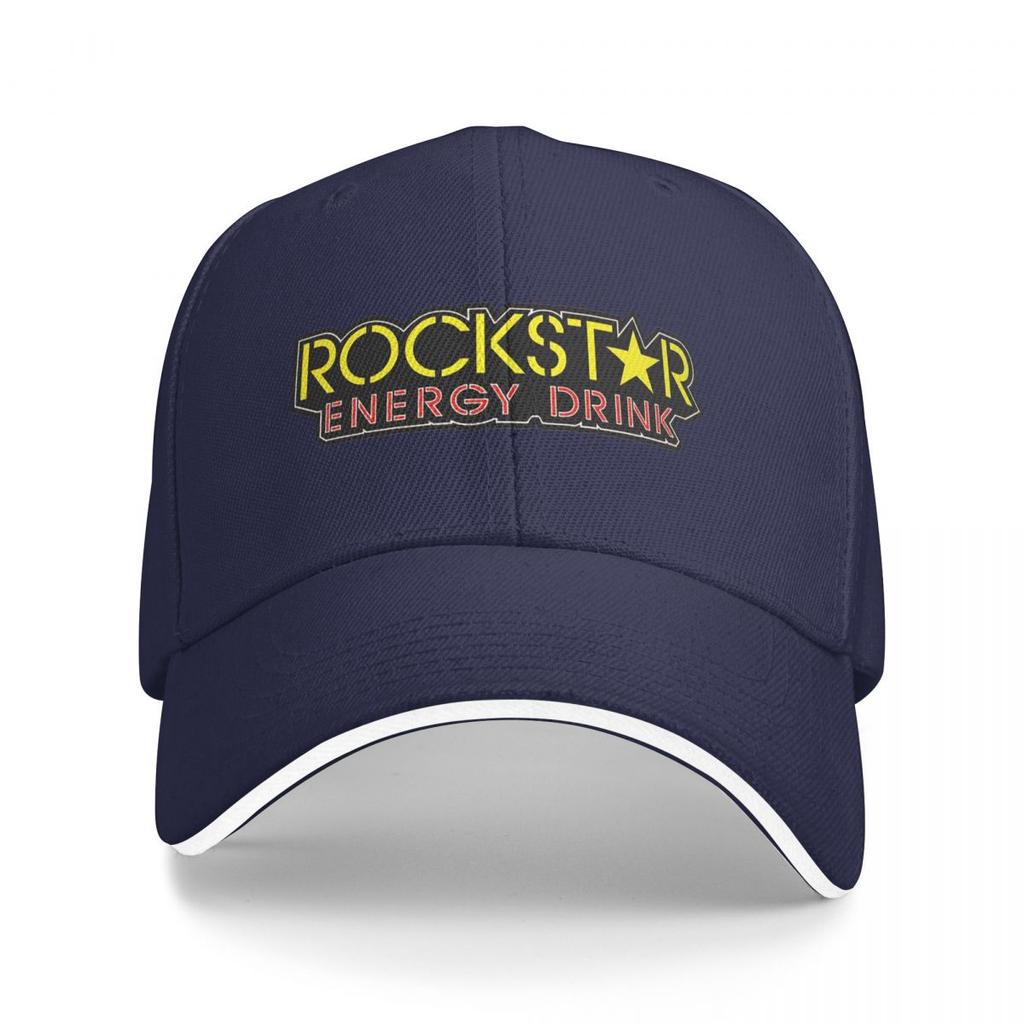 Rockstar Energy Drink Baseball Caps Snapback Baseball Hats Breathable Casual Casquette Outdoor Unisex