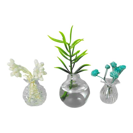 3 шт. 3D ваза для цветов магнит на холодильник домашний офис кухонный шкафчик холодильник мини керамическая ваза магнитное украшение орнамент