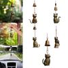 Creative Unique Cat Garden Decor Retro Pendant Wind Chimes Hanging Memorial Ornaments  Garden Decor