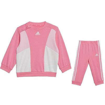 Спортивный костюм для бега в стиле color block, милый, повседневный, детский, розовый HR5878