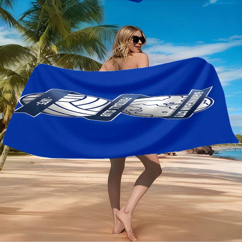 Birmingham Football Club Beach Towel Microfiber Beach Towel, Lightweight and Quick-Dry, for Summer Travel, Swimming Pool Fan Birthday Gift