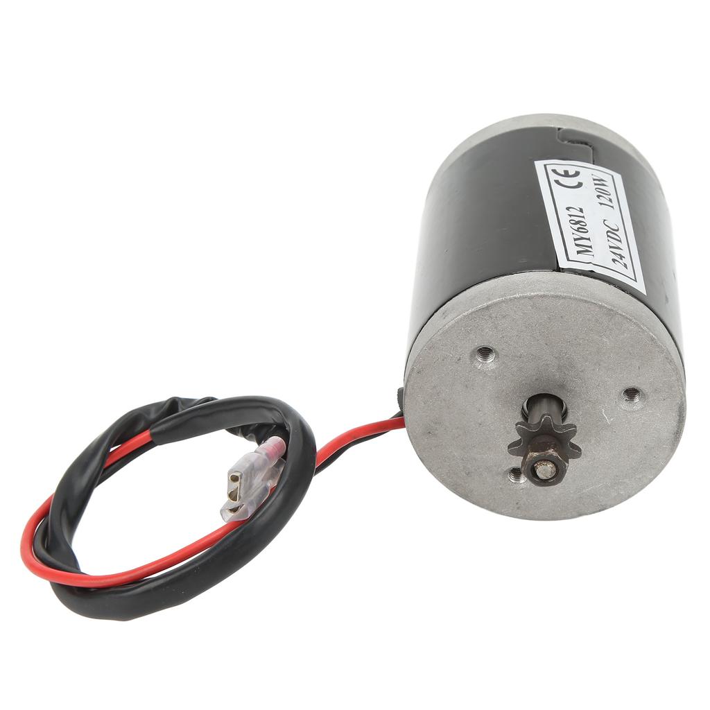 Electric Brushed Motor 24V120W High Speed Aluminum Alloy Brushed DC Motor for Electric Scooter