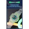 SANDA Sports and Leisure Watch Male Students Trendy Fashion Function Night Light Dual -display Digital Couple Electronic Watches