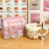Ceramic Cup, Mug With Lid, High-Value Girls' Water Cup, Household Birthday Gift, Souvenir, Couple Coffee Cup