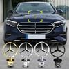 VOCCL1 1Pcs 3D Zinc Alloy Car Front Hood Emblem Bonnet Label Badge for Mercedes Benz W203 W204 W205 W206 W212 W213 W222 W223 E300 C200