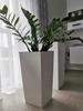 URBI DURS140 Tall Flowerpot with Insert | White