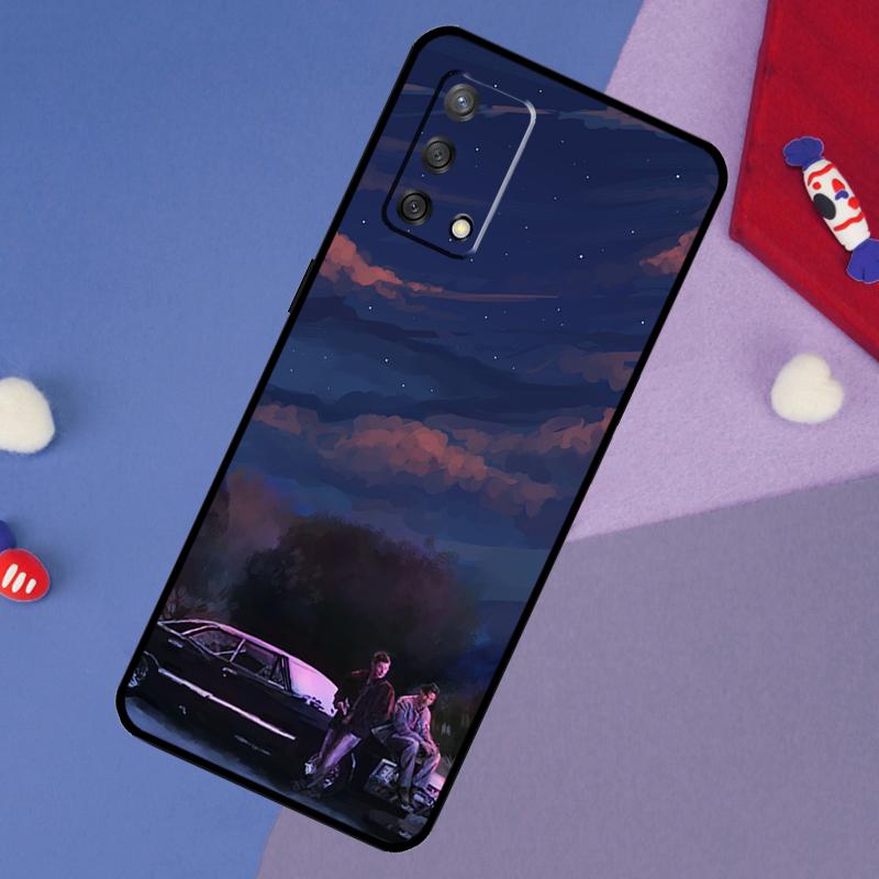 Чехол «Сверхъестественное» для OPPO A96 A76 A16 A18 A58 A78 A98 A17 A77 A54 A57 S A74 A5 A9 A53 A52 A72 A15 A93