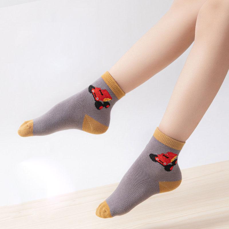 5 Pair Lot Anime Socks For Children Funny Socks For Boys Sport Socks Cotton