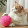 8 см/3,14 дюйма интерактивная игрушка для кошек сизаль мяч-когтеточка обучающая интерактивная игрушка для котенка игрушки для кошек для прогулок принадлежности для кошек