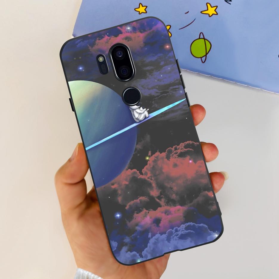 For LG G7 thinQ Case G710EM LM-G710 G710 Luxury Painted Cover Soft Silicone Phone Cases For LG G7 ThinQ Back Covers 6.1'' Bumper