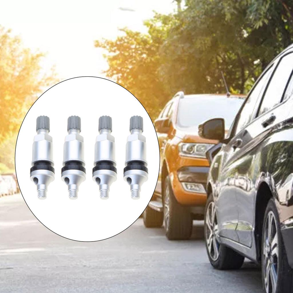 Автомобильные бескамерные шины TPMS клапаны Металлическая система контроля давления в шинах Датчик клапанов Ремонт штока Обеспечивает безопасное вождение