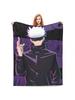 Gojo Satoru Blankets Flannel Summer Air Conditioning Anime  Soft Throw Blanket For Bedding Bedroom Bedspread