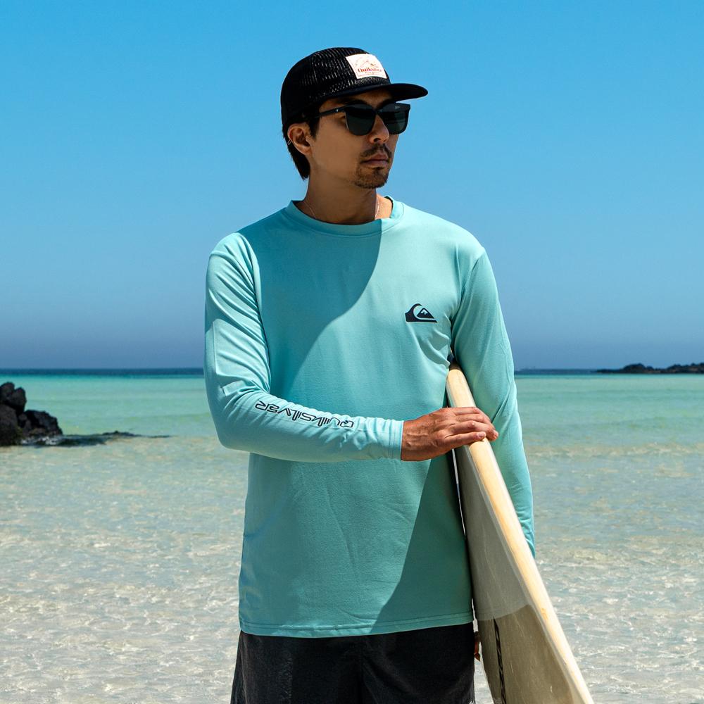 Мужская свободная рашгард QUIKSILVER Mt1080Bqs
