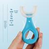 Детская U-образная зубная щетка из мягкого силикона для возраста 2-12 лет