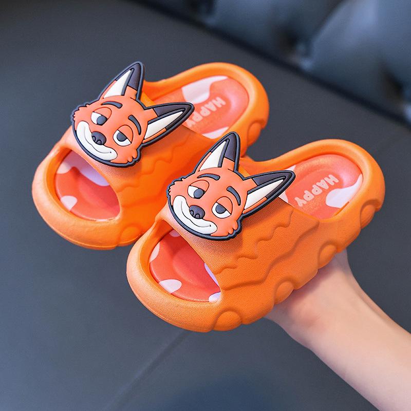 2026 Зверополис 2 Джуди и Ник Детские нескользящие тапочки - Мягкая подошва для мальчиков и девочек