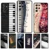 Музыкальная Пианино Элегантный чехол для телефона Для Samsung Galaxy S24 S25 S23 S22 Ultra Note 10 20 Plus S20 S21 FE Чехол